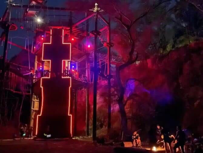 Night Ninja Adventure Course – Kapolei